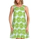 thumbnail image 1 of Easygdp Green Lemon Slices para Vestido Transpirable de Mujer, Vestido Suelto de Manga Corta con Pliegues y Bolsillos para el Verano, 1 of 7