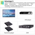 thumbnail image 4 of 5X Extensor IR Infrarrojo IR Receptor de Control Remoto USB IR Receptor Adaptador Transmisor para Caja de Cable Receptor Estéreo HD TV, 4 of 10