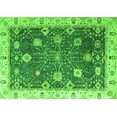 thumbnail image 1 of Ahgly Company Indoor Rectangle Oriental Green Traditional Area Rugs, 7' x 9', 1 of 4