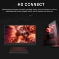 thumbnail image 4 of 15.6" Portable Gaming Monitor with IPS Display - 1080P 60Hz, 1000:1 Contrast, 250NIT Brightness, 63% sRGB - Mini HD/Type-C Connectivity for Switch/PS4/XBOX, Dual Speakers, Detachable Leather Stand, 4 of 7