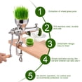 thumbnail image 5 of Stainless Steel Manual Juicer Extractor for Juicing Wheat Grass Celery Kale Spinach Parsley Pomegranate Apple Grapes Fruit Vegetable Extractor Tool, 5 of 5