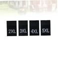 thumbnail image 3 of SOPOTUTU 400Pcs Folded Clothing Size Labels Black Sew-In Tags for Apparel Sewing and Garment Accessories, 3 of 8