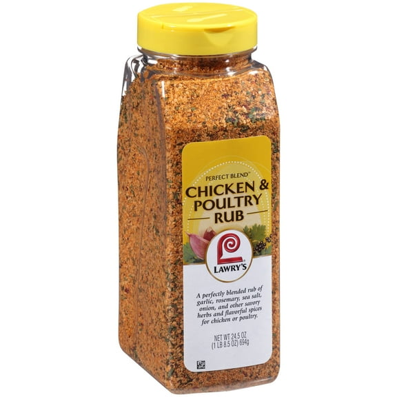 Lawry's Perfect Blend Chicken CI30 & Poultry Rub, 24.5 oz