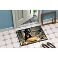 thumbnail image 4 of Carolines Treasures DAC1790MAT 18 x 27 in. Unisex Chocolate Lab Fall Kitchen Pumpkins Doormat, 4 of 5