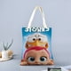 thumbnail image 2 of Storks Bolso de tela con estampado de lienzo para mujer, bolsa de compras reutilizable y estética, con cremallera interior, regalo para mujer,38*45cm., 2 of 6