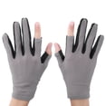 thumbnail image 3 of Guantes de pesca, guantes de pesca de 2 cortes, antideslizantes, finos, transpirables, integración sin costuras, 3 of 14