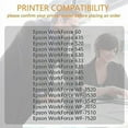 thumbnail image 2 of RunStar 4 Packs Replacement for T127 Ink Cartridge use for Epson Stylus NX530 NX625 WorkForce 60 545 630 633 635 645 840 845 WF-3520 WF-3530 WF-3540 WF-7010 (Black/Cyan/Magenta/Yellow), 2 of 6