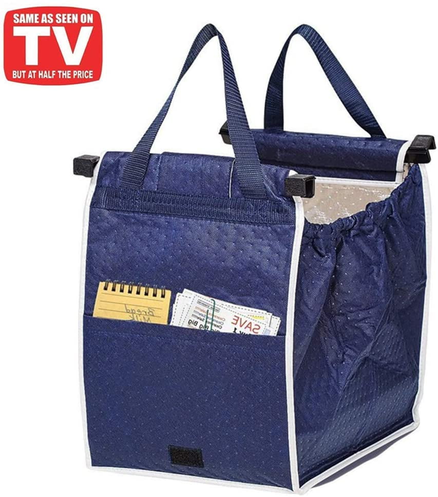 Insulated Reusable Grab and Go Bag Shopping Trolley Bag Collapsible