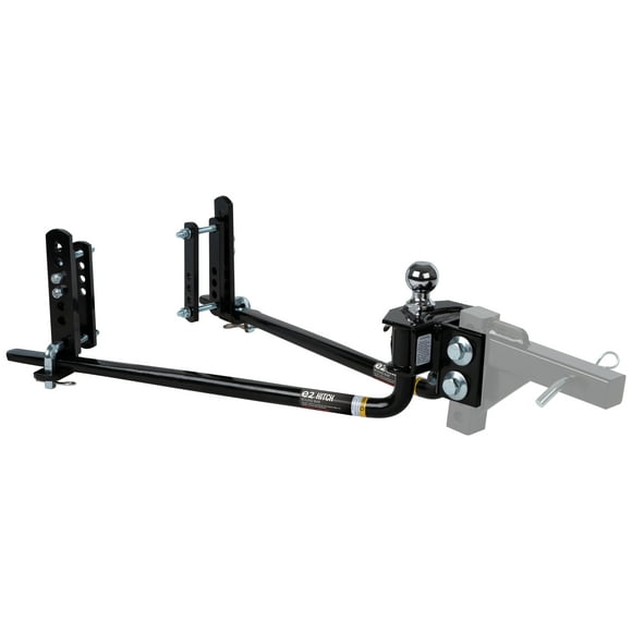 Fastway Trailer Weight Distribution Hitch 94-00-1033 e2; Round Bar; 1000 Pound Tongue Weight; 10000 Pound Gross Trailer Weight; Without Shank; Without Hitch Ball