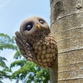 thumbnail image 4 of Garden Decor Tree Owl Decor Outdoor Owl Yard Sculpture Resin Owl Statue Tree Decor, 4 of 5