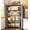 Black 5 Layer - 1 Pc, variant on Joybos 5 Tiers Foldable Storage Organizer Wire Shelf Rack with Wheels,Holds Up To 1000 Pounds,Black