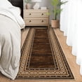 thumbnail image 4 of 2x8 Hallway Washable Runner Rug, Vintage Soft Kitchen Laundry Runner, Non Slip, Farmhouse Entryway Living Room Floor Mat Stain Resistant Carpet for Bedroom Bathroom, Machine Washable, 4 of 9