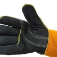 thumbnail image 3 of Gants de Soudure, Gants de Barbecue en Cuir pour Soudure Extérieure Résistance au Barbecue Protection de Soudure, 3 of 5