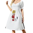 thumbnail image 2 of Vestido sin mangas animado de dibujos animados de caramelos de caramelo, ropa de verano para mujer, vestido de lujo., 2 of 8