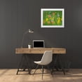 thumbnail image 3 of Fitzharris, Tim 14x12 White Modern Wood Framed Museum Art Print Titled - Indian Paintbrushes with Coreopsis and Hairy Beartoungue Penstemon, 3 of 4