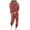 Watermelon Red, variant on LINGLANG Fall Outfits For Women 2025 Dressy Casual Printed Round Neck Casual Loose Long Sleeve Top Pants Set Casual Sweatsuit Lounge Set Matching Sets