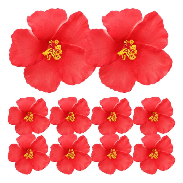 10 Flores para el Cabello: Pinzas para el Cabello con Flores Boho, Horquillas Florales de Simulación para Mujeres y Niñas - Elegante Adorno para la Playa y Viajes