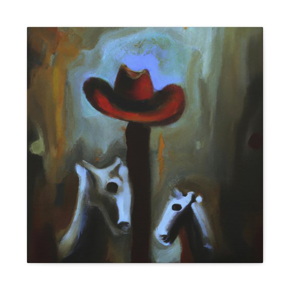 Cowboy's Stately Stetson - Canvas
