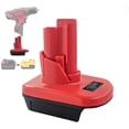 thumbnail image 1 of DM18M12 Converter for Milwaukee M12 12V Battery Adapter, for DeWalt 20V to M12 12V Converter, for Milwaukee M18 18V Li-on Battery Convert to for Milwauke M12 12V Battery Power Tools, 1 of 8