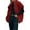 Wine Red, variant on Women'S Plush Fleece Vest Casual Oversized Warm Button Down Vest Jacket with Pockets Black M