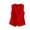 RD2, variant on Women Solid Color Sleeveless Vest, Lightweight Layering Piece V Neck Asymmetrical Button Outerwear
