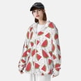 thumbnail image 3 of Balery Hand Drawn Watermelon Sudadera ligera de manga larga con capucha y protección solar UPF 50+ para hombre y mujer, ideal para pesca y running-XX-Large, 3 of 7