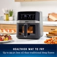 thumbnail image 3 of Oster Compact Air Fryer, 4-Quart Digital Airfryer with Window, Easy-to-Use Countertop Air Fryer, 3 of 6