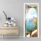 thumbnail image 4 of 2 pegatinas autoadhesivas para puerta, impermeables, para pared estilo A, 4 of 8