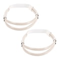 thumbnail image 5 of DINHEAROM High Heel Shoe Straps 1 Pair of Elegant and Glamorous Metal and Elastic Accessories for Women, 5 of 8