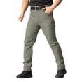 thumbnail image 2 of Frnrwgo Men's Waterproof Cargo Pants Elastic Waist Utility Pockets Outdoor Tactical Work Pants, 2 of 6