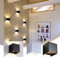 thumbnail image 1 of Xihbxyly Aplique de Pared Led con Atenuación, Diseño con Detector de Movimiento, Ángulo Ajustable, Resistente Al Agua Ip65, Elegante Decoración para Interiores y Exteriores, Construcción de Aluminio, 1 of 1