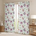 thumbnail image 2 of Homewish Kawaii Mouse Curtains Pack of 2 (42x84 Each),Country Floral Curtains Blackout,Gray Green Bedroom Curtains For Boys Girl,Microfiber Bedroom Decor, 2 of 6