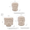 thumbnail image 5 of LICEWO Light weight Durable Resins Buddhas Planter For Succulents And Home Decoration, 5 of 8