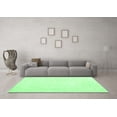 thumbnail image 3 of Ahgly Company Indoor Rectangle Solid Emerald Green Modern Area Rugs, 4' x 6', 3 of 4