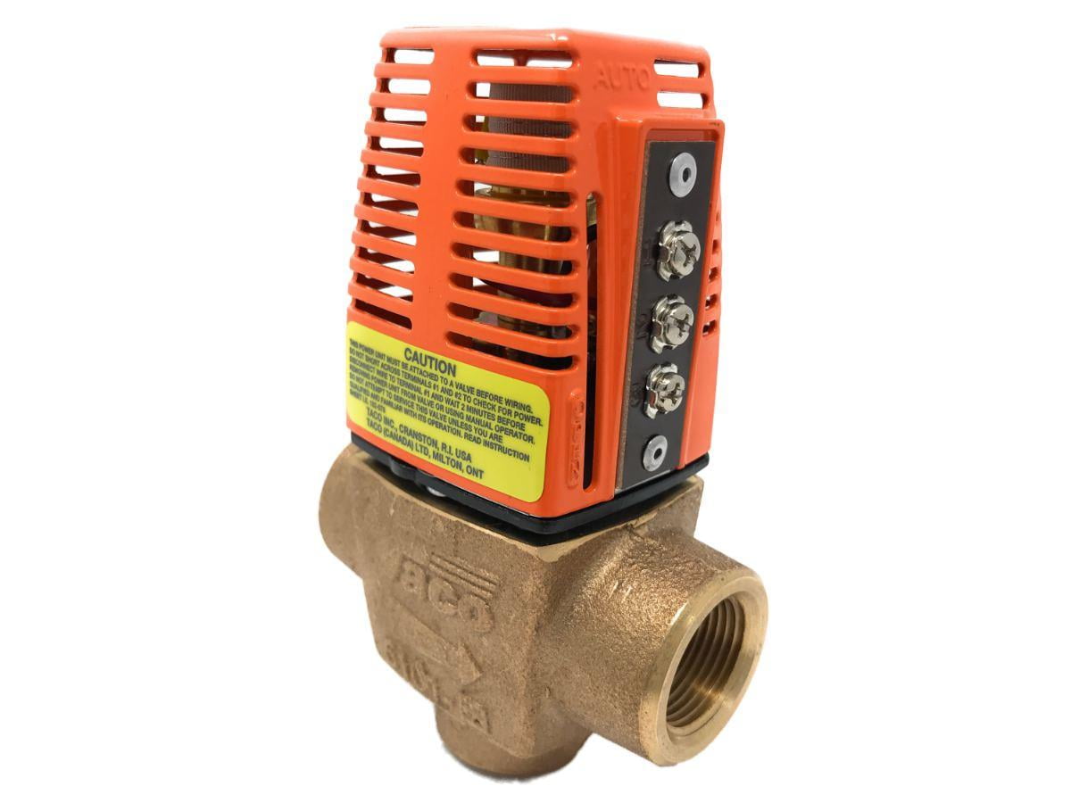 Taco 5101G3 3/4" 24V 2Way Threaded Geothermal Zone Valve