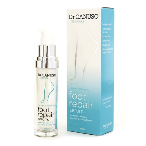 Dr. Canuso Skincare Ultra Hydrated Foot Repair Serum, 1 oz, 2 Pack