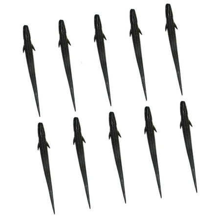 Osdhezcn 10pcs Soft Fishing Lures 10cm 3g Artificial Loach Baits for Trout Swimbait
