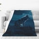 thumbnail image 1 of Balery Lonely Night Wolf Manta de Felpa Suave y Acogedora – Cobija de Franela Aterciopelada para Cama, Lavable y Cálida para Sofá, Mascotas, Transpirable-50"x40", 1 of 7