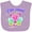 Lavender, variant on Inktastic I'm One- Dragonfly First Birthday Girls Baby Bib