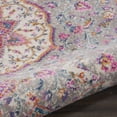 thumbnail image 6 of Nourison Passion Grey/Multicolor 4' x Round Area Rug, Traditional, Persian, Bed Room, Living Room, Dining Room, Kitchen, , Easy Cleaning, Non Shedding (4' Round), 6 of 10