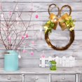 thumbnail image 5 of Easter Bunny Wreath for Front Door,Spring Rabbit Wreath with Pastel Eggs,Berries,and Bow,Farmhouse Indoor Outdoor Wall Window Decor, 5 of 8