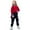 Black, variant on Kids' Cargo Joggers Drawstring Waist with Pockets Loose Fit Harem Pants for Boys & Girls,4-5 Years
