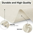 thumbnail image 2 of Cloths Placemats for Dining Table Set of 4, Heat Resistant Washable Cotton Linen Blend Table Mats, Easy to Clean Non-Slip Place Mats, 13" x 19", Cream, 2 of 6