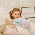 thumbnail image 5 of KIHOUT Plush Toy Cute Colorful Dolphin Doll Colorful Dolphin Doll Sleeping Pillow, 5 of 5