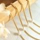 thumbnail image 4 of Collar de acero de titanio chapado en oro de 18 quilates con perlas de agua dulce y piedra natural hecho a mano con diseño de cuentas, 4 of 5