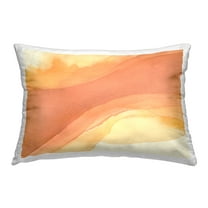 Stupell Industries Splashed Orange Movement Decorative Printed Throw Pillow Design by Grace Popp .