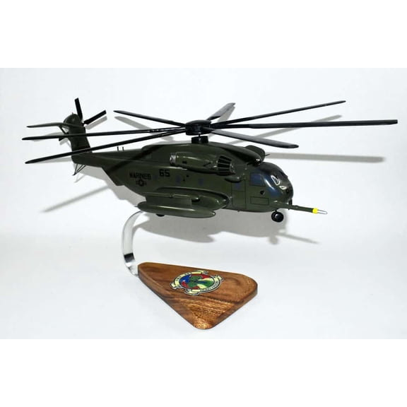 Sikorsky® CH-53E SUPER STALLION™, HMH-462 Heavy Haulers (1992) 1/74th (16") Scale, Mahogany Model