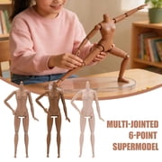 1/6 Scale 22 Joints Yoga Doll Body, Articulated Action Figure for Custom, 26cm