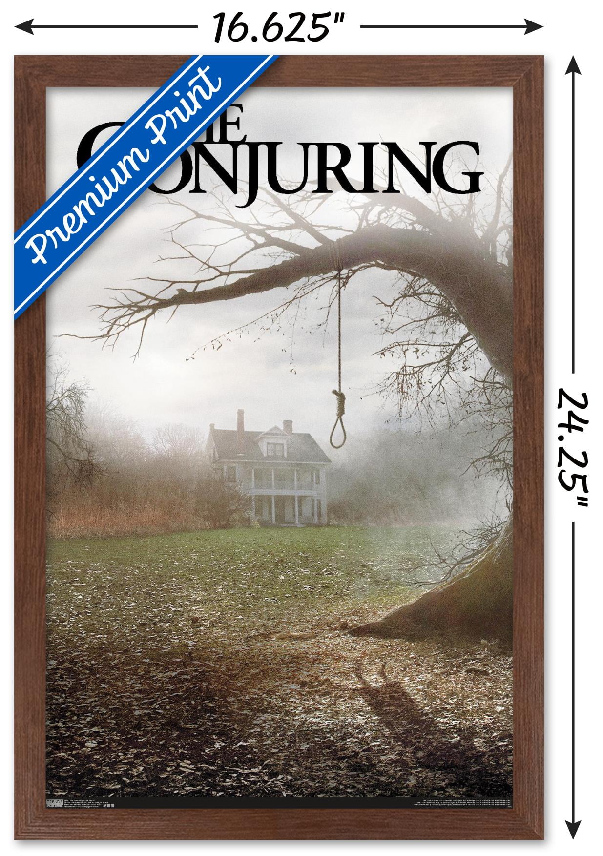 The Conjuring - One Sheet Wall Poster, 14.725" x 22.375", Framed