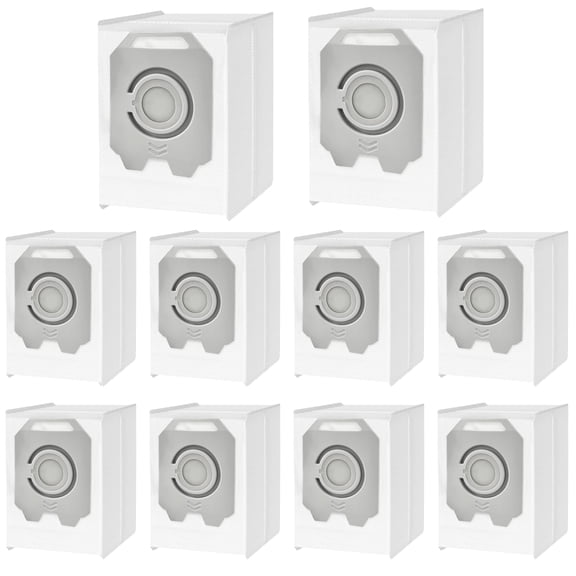 10 Pack iRobot Roomba Clean Base 10 Pack Replacement Disposal Bags, Compatible with i Series, s Series, j Series Auto Dirt Disposal